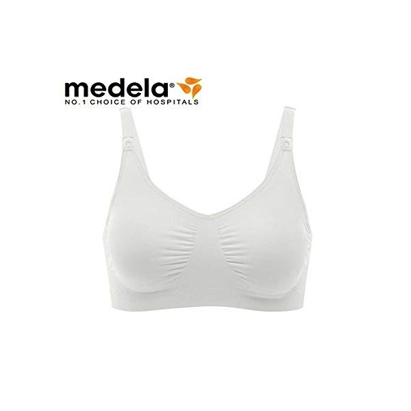 MEDELA REGGISENO GRAVIDANZA E ALLATTAMENTO ULTRA STRETCH BIANCO XL - 1