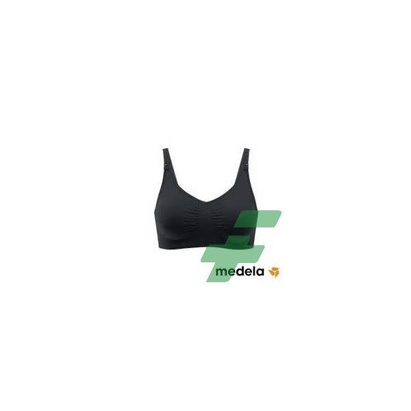 MEDELA REGGISENO GRAVIDANZA E ALLATTAMENTO ULTRA STRETCH NERO M - 1