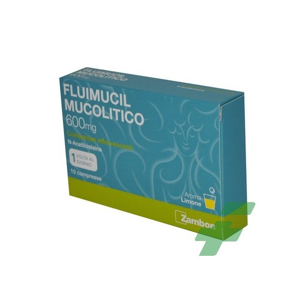 FLUIMUCIL MUCOLITICO - 600 MG COMPRESSE EFFERVESCENTI, 10 COMPRESSE IN BLISTER AL/PE - 1