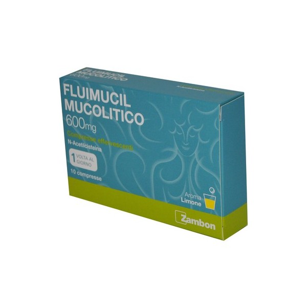 FLUIMUCIL MUCOLITICO - 600 MG COMPRESSE EFFERVESCENTI, 10 COMPRESSE IN BLISTER AL/PE - 1