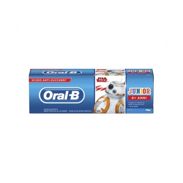 ORALB DENTIFRICIO JUNIOR STAR WARS 6-12 ANNI 75 ML - 1