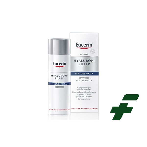 EUCERIN HYALURON FILLER TEXT RICCA NOTTE