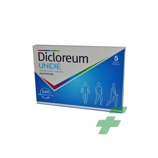 DICLOREUM UNIDIE 136 MG 5 CEROTTI MEDICATI - 1