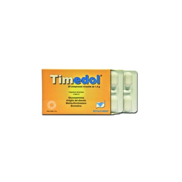 TIMEDOL 20 COMPRESSE MASTICABILI 1500 MG