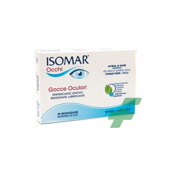 ISOMAR OCCHI GOCCE OCULARI ALL'ACIDO IALURONICO 0,20% 10 FLACONCINI