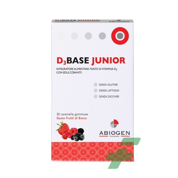 D BASE JUNIOR 30 CARAMELLE GOMMOSE FRUTTI DI BOSCO