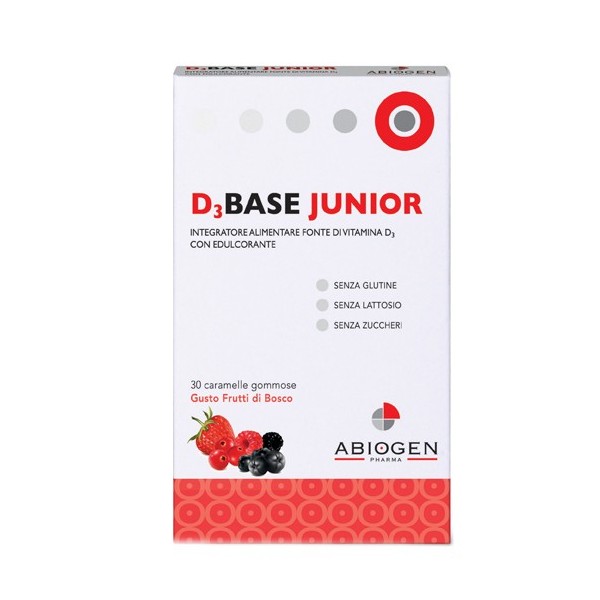 D BASE JUNIOR 30 CARAMELLE GOMMOSE FRUTTI DI BOSCO