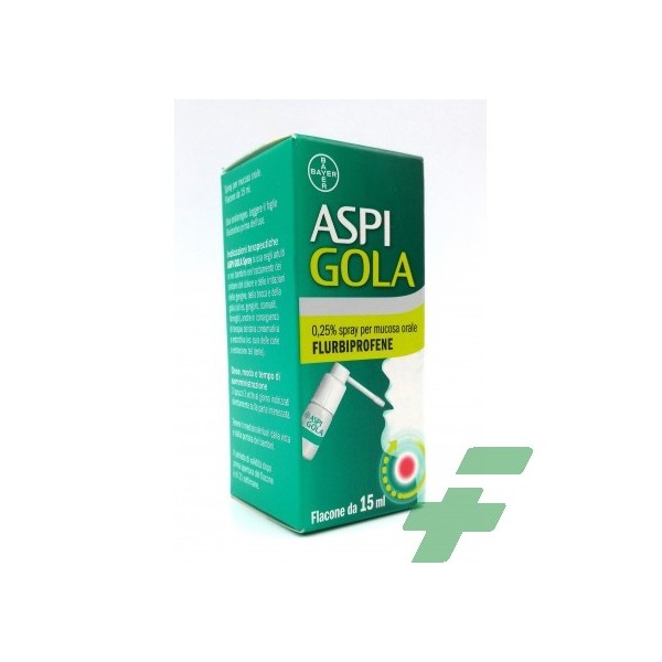 ASPI GOLA 0,25% Collutorio ASPI GOLA 0,25% Spray per mucosa orale -  0,25% SPRAY PER MUCOSA ORALE FLACONE DA 15 ML - 1