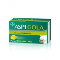 ASPI GOLA 8,75 MG PASTIGLIE GUSTO LIMONE E MIELE - 8,75 MG PASTIGLIA GUSTO MIELE LIMONE 16 PASTIGLIE - 1