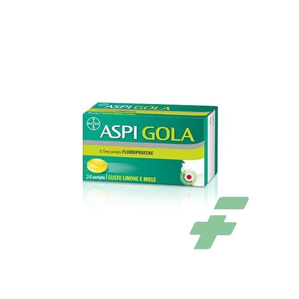 ASPI GOLA 8,75 MG PASTIGLIE GUSTO LIMONE E MIELE - 8,75 MG PASTIGLIA GUSTO MIELE LIMONE 24 PASTIGLIE - 1