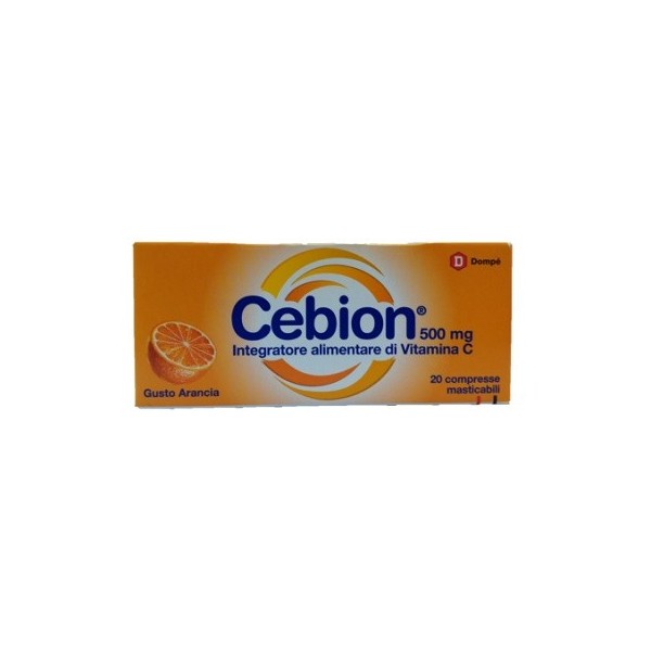 CEBION MASTICABILE ARANCIA VITAMINA C 20 COMPRESSE