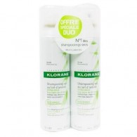 KLORANE DUO SHAMPOO SECCO ALL'AVENA 2 X 150 ML - 1