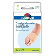 PROTEZIONE MASTER-AID IN GEL E TESSUTO PER ALLUCE VALGO 1 PEZZO