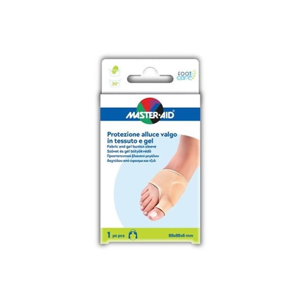 PROTEZIONE MASTER-AID IN GEL E TESSUTO PER ALLUCE VALGO 1 PEZZO