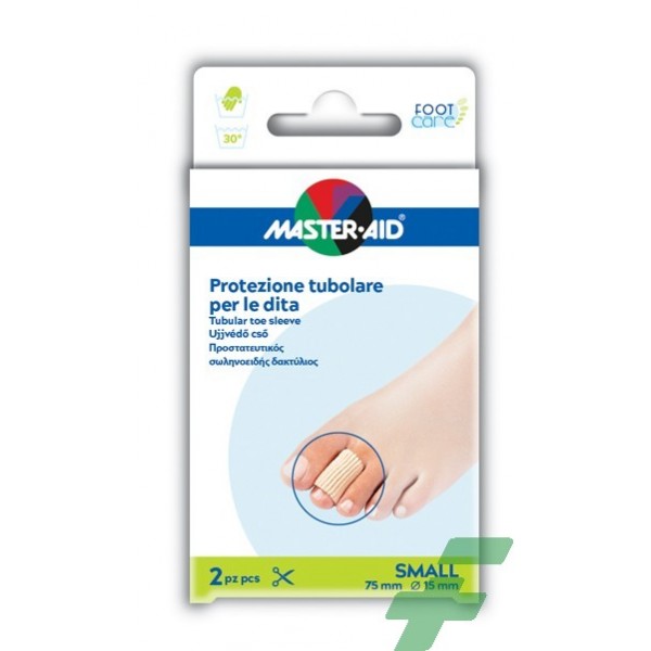 TUBO IN GEL MASTER-AID ELASTICIZZATO S 7,5 CM 2 PEZZI