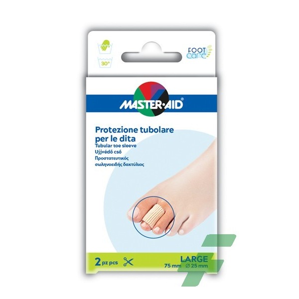 TUBO IN GEL MASTER-AID ELASTICIZZATO L 7,5 CM 2 PEZZI