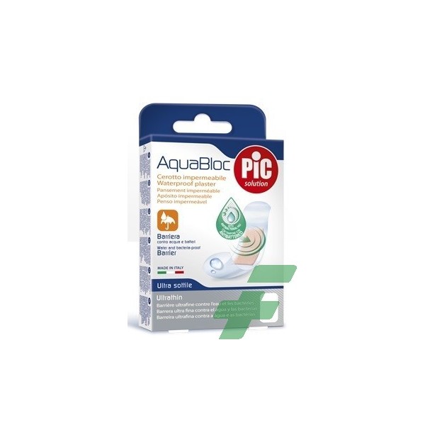 CEROTTO PIC AQUABLOC 10X10CM ANTIBATTERICO 5 PEZZI