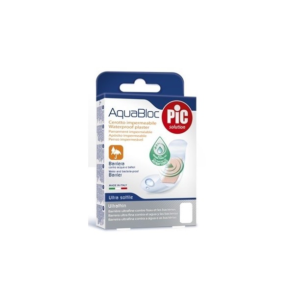 CEROTTO PIC AQUABLOC 10X10CM ANTIBATTERICO 5 PEZZI