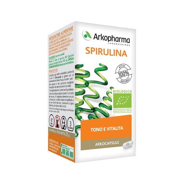 ARKOCAPSULE SPIRULINA BIO 45 CAPSULE