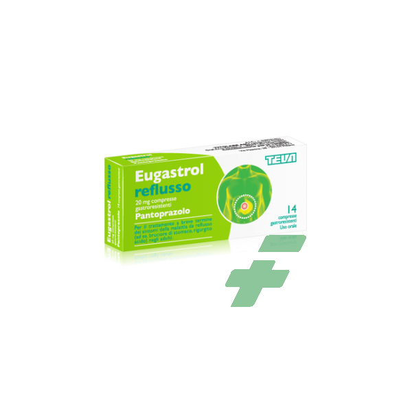 EUGASTROL REFLUSSO 20 MG COMPRESSE GASTRORESISTENTI -  20 MG COMPRESSE GASTRORESISTENTI 14 COMPRESSE IN BLISTER AL/AL