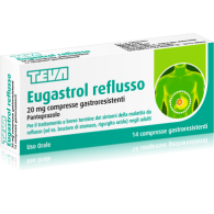 EUGASTROL REFLUSSO 20 MG COMPRESSE GASTRORESISTENTI -  20 MG COMPRESSE GASTRORESISTENTI 14 COMPRESSE IN BLISTER AL/AL