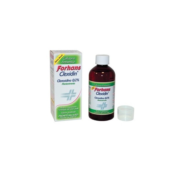 FORHANS COLLUTORIO CON CLOREXIDINA 0,12 CLEXIDIN SENZA ALCOOL 200 ML