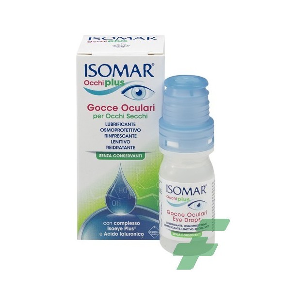 ISOMAR OCCHI PLUS GOCCE OCULARI PER OCCHI SECCHI ALL'ACIDO IALURONICO 0,25% 10 ML