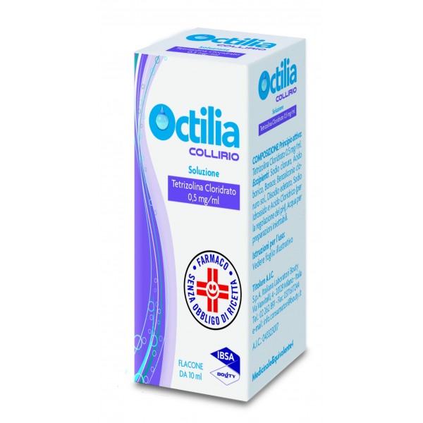 OCTILIA 0,5 MG/ML COLLIRIO, SOLUZIONE - 0,5 MG/ML COLLIRIO, SOLUZIONE 1 FLACONE DA 10 ML IN LDPE CON CONTAGOCCE LDPE