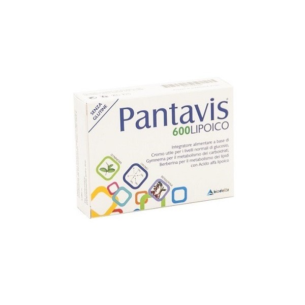 PANTAVIS 600 LIPOICO 20 COMPRESSE