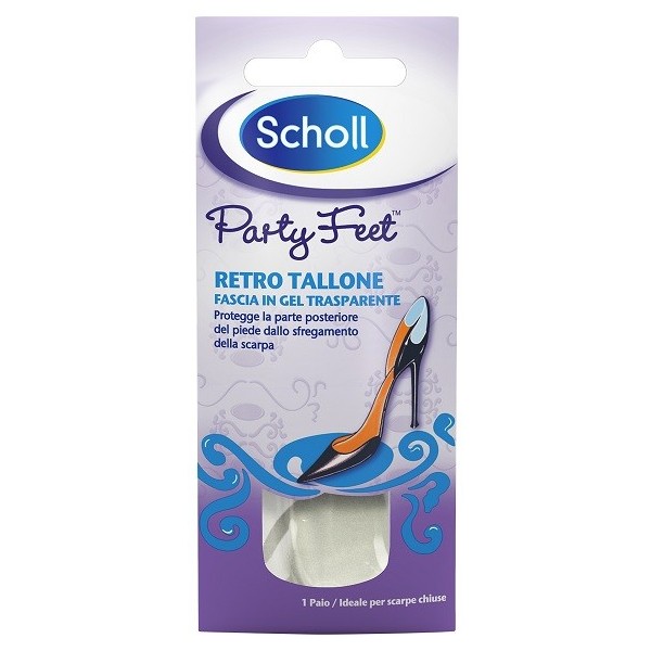 PLANTARE ORTOPEDICO PER RETRO TALLONE PARTY FEET SCHOLL GEL ACTIV 1 PAIO