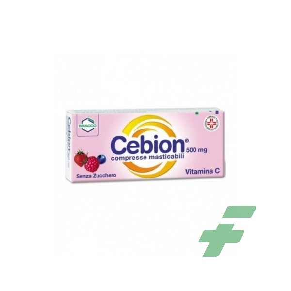 CEBION MASTICABILE SENZA ZUCCHERO VITAMINA C 500 MG 20 COMPRESSE - 1