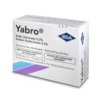 YABRO AEROSOL SODIO IALURONATO 0,18% SOLUZIONE DA NEBULIZZARE 10 FIALE DA 5 ML - 1