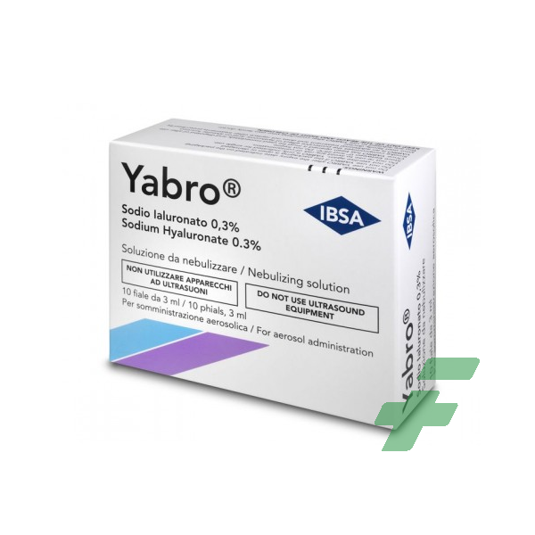 YABRO AEROSOL SODIO IALURONATO 0,18% SOLUZIONE DA NEBULIZZARE 10 FIALE DA 5 ML - 1