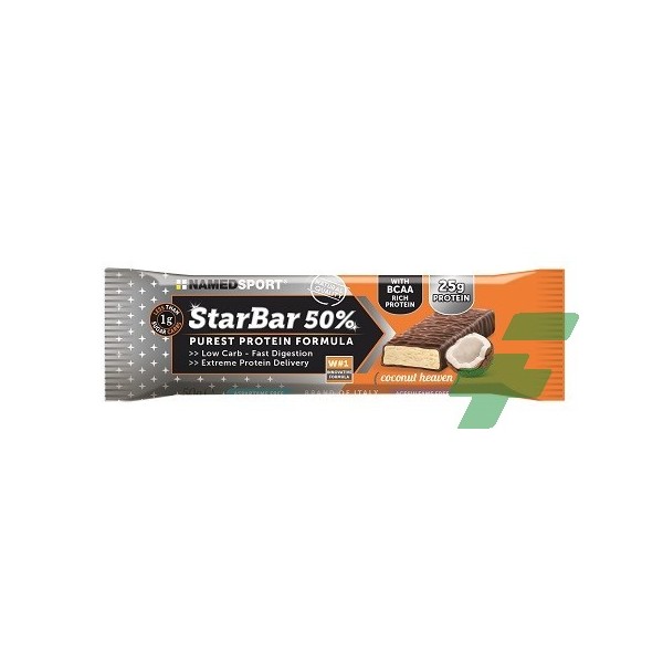 STARBAR 50% PROTEIN COCONUT HEAVEN 50 G