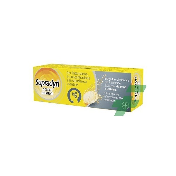 SUPRADYN RICARICA MENTALE 10 COMPRESSE