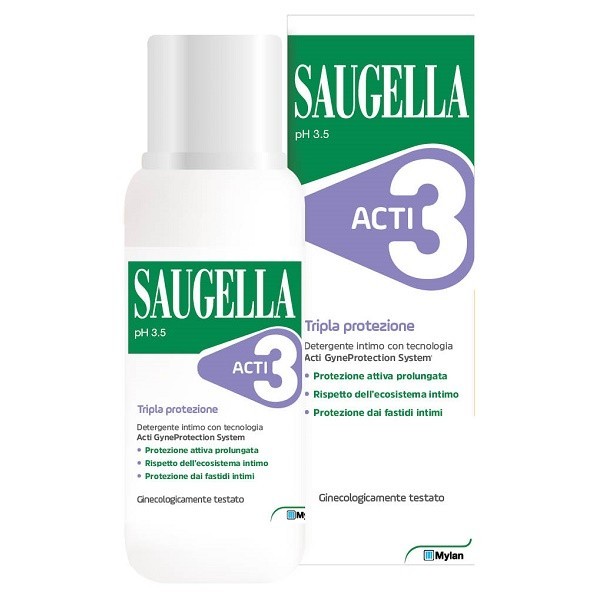 SAUGELLA ACTI3 DETERGENTE INTIMO 250 ML