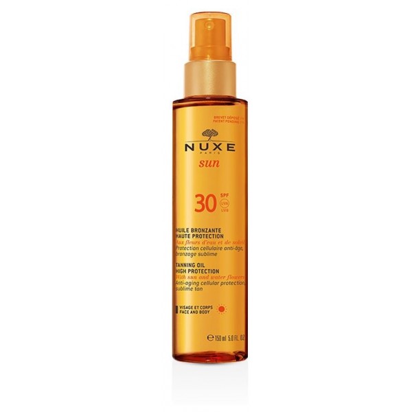 NUXE SUN HUILE BRONZANTE SPF 30 150 ML