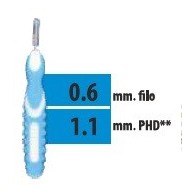 CLIADENT SCOVOLINO 5 PEZZI 1,1 MM