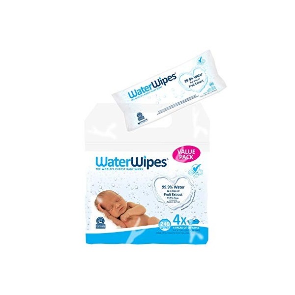 WATERWIPES SALVIETTE 4 X 60 PEZZI - 1