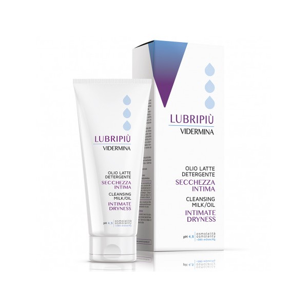 VIDERMINA LUBRIPIU' OLIO LATTE DETERGENTE SECCHEZZA INTIMA 200 ML