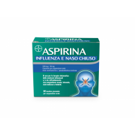 ASPIRINA INFLUENZA E NASO CHIUSO 500 MG / 30 MG GRANULATO PER SOSPENSIONE ORALE - 500 MG/30 MG GRANULATO PER SOLUZIONE ORALE... 