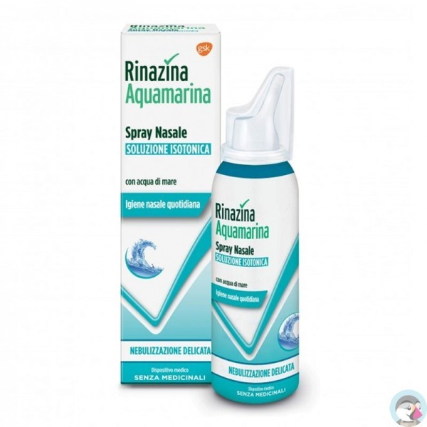 RINAZINA AQUAMARINA ISOTONICA ALOE SPRAY NEBULIZZAZIONE DELICATA 100 ML - 1