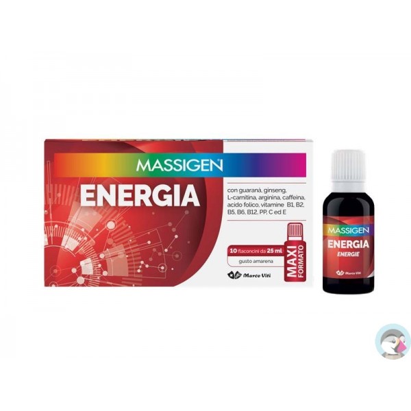 MASSIGEN ENERGIA 10 FLACONI DA 25 ML - 1