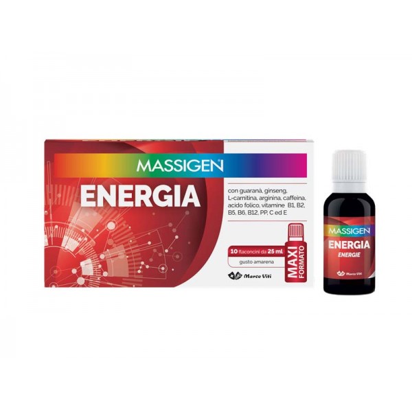 MASSIGEN ENERGIA 10 FLACONI DA 25 ML - 1