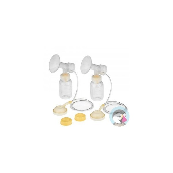 SET SINGOLO PER TIRALATTE SYMPHONY BOTTIGLIA 150ML+2 COPPE SENO PERSONALFIT PLUS+MEMBRANA PERSONALFIT PLUS+TUBO PERSONALFIT - 1