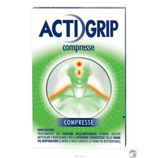 ACTIGRIP 2,5 MG/ 60 MG/ 500 MG 12 COMPRESSE - 1