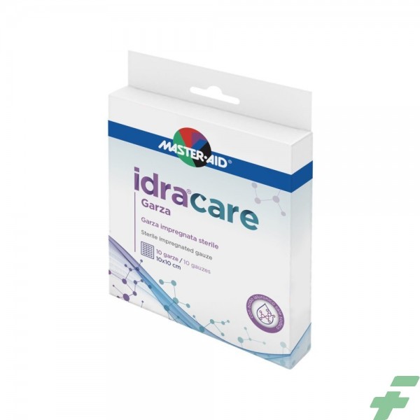 MASTER-AID IDRACARE GARZA IMPREGNATA 10X10 CM 10 PEZZI - 1