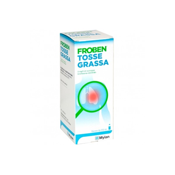 FROBEN TOSSE GRASSA 4 MG/5 ML SCIROPPO  250 ML