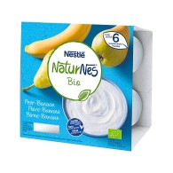 NESTLE' NATURES BIO MERENDA AL LATTE PERA BANANA 90 G 4 PEZZI - 1