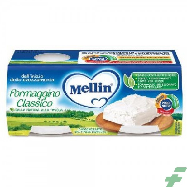 MELLIN BABY FORMAGGINO CLASSICO 4 X 80 G - 1